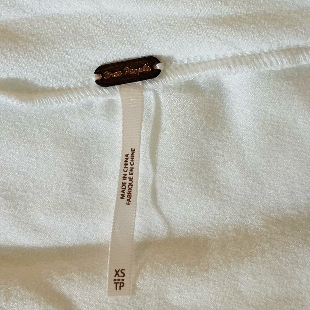 Free People Rock With It Top In Ivory Women Size XS - Picture 6 of 10